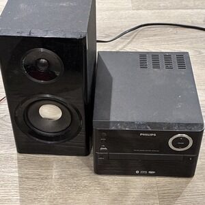 Phillips Micro Music System  BTM2180 Black Bluetooth/ MP3/USB Direct Works Great